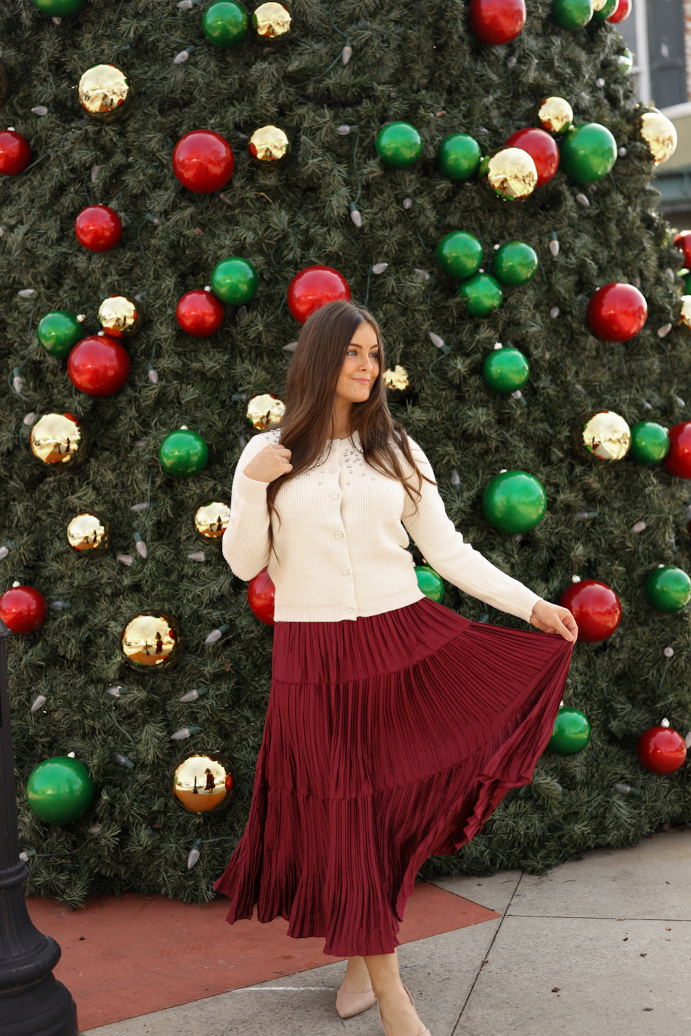 Serenity Skirt - Wine